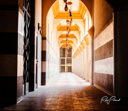 Golden Corridors of Lagos Central Mosque